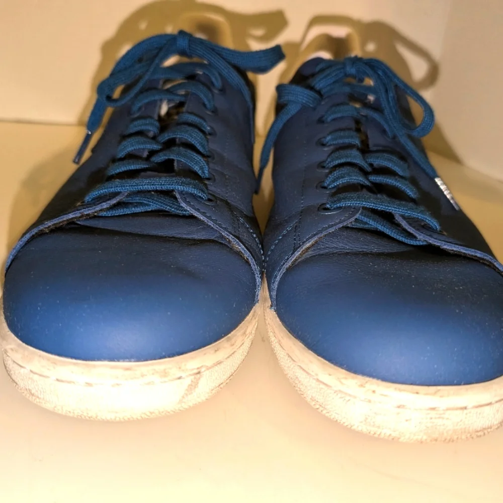 Adidas Stan Smith Blue/White Leather Trefoil Men's Sneakers Size 14 Style#G27998